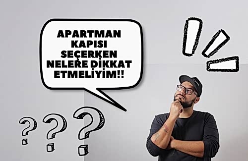 Apartman Giriş Kapısı Seçerken Dikkat Edilmesi Gerekenler
